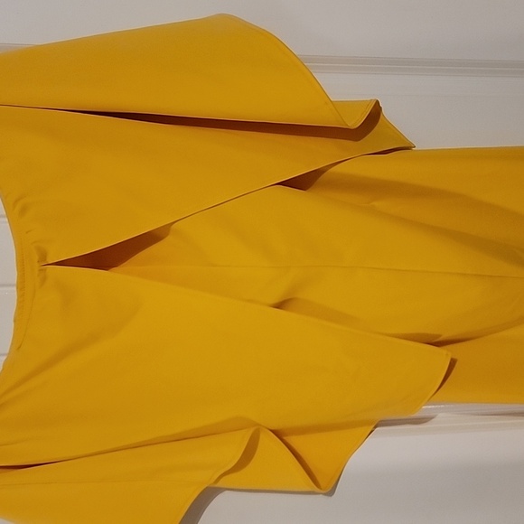 Grace Karin Caped Dress Size XXL. Yellow. - Picture 7 of 9